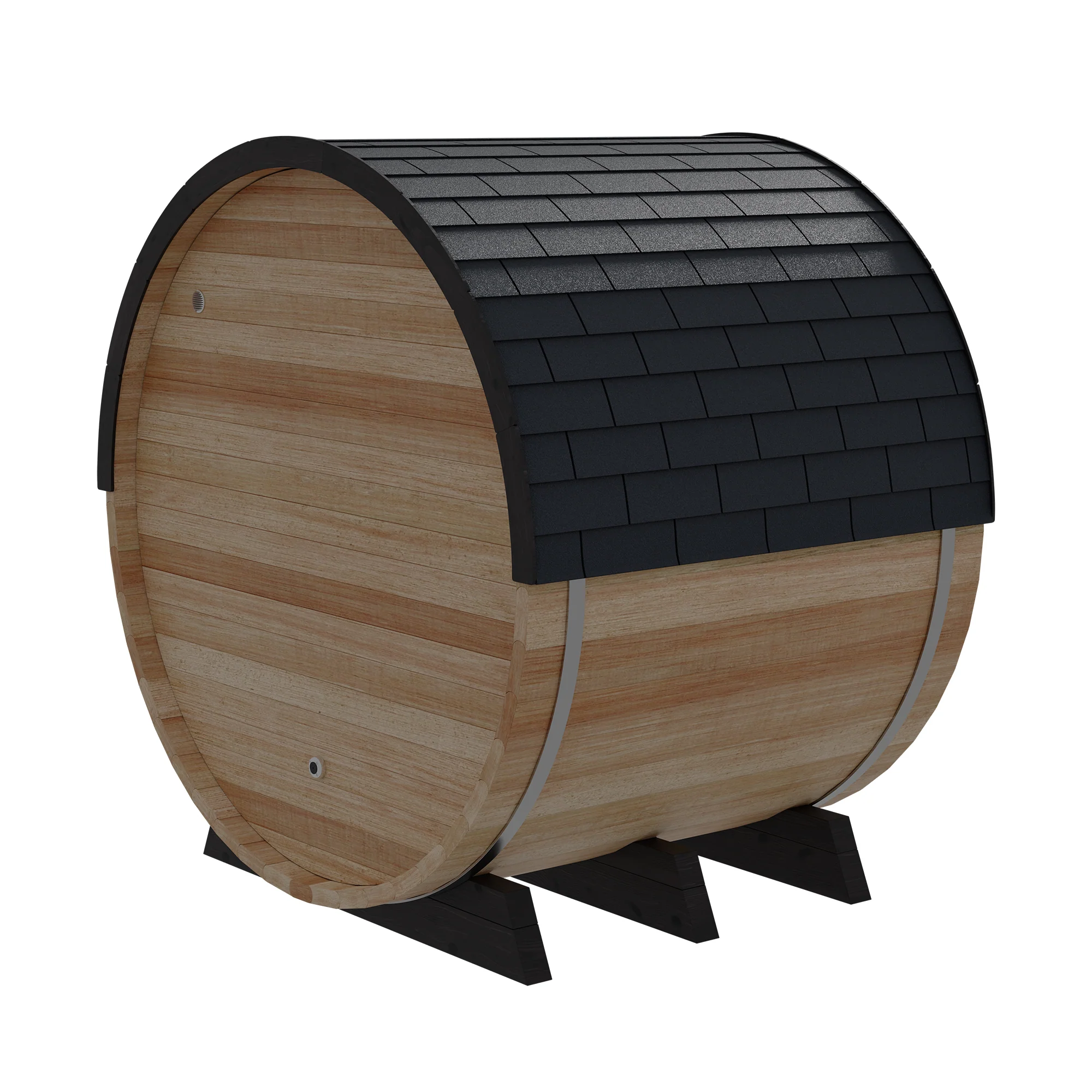 Finnmark Infrared and Traditional Thermo-Aspen Combination Barrel Sauna FD-7 - Image 6
