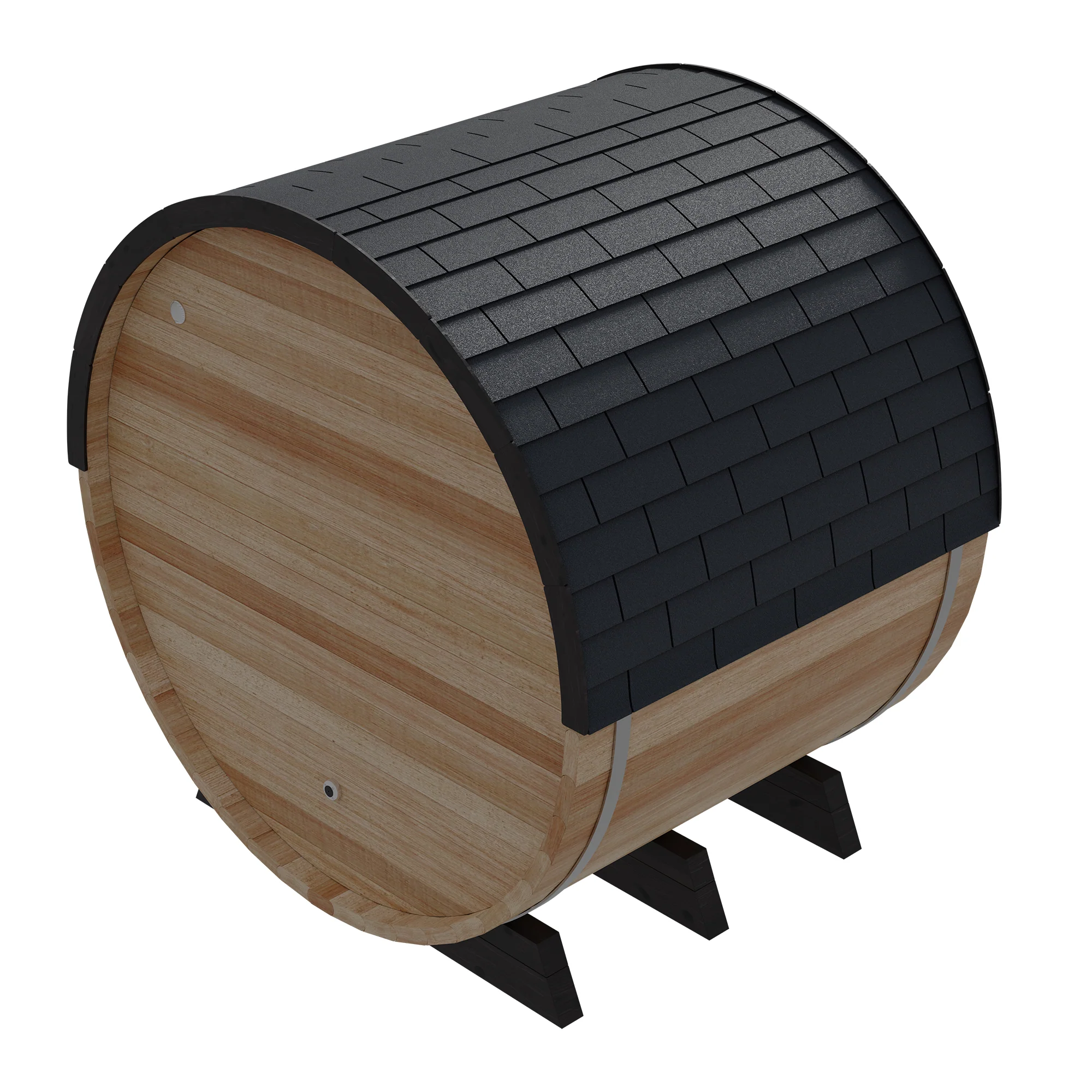 Finnmark Infrared and Traditional Thermo-Aspen Combination Barrel Sauna FD-7 - Image 8