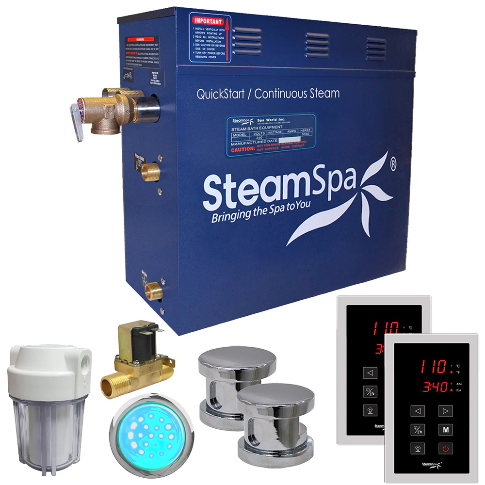 Royal Series Steam Bath Generator with Quick Start, Auto Drain & Chromatherapy - Image 10