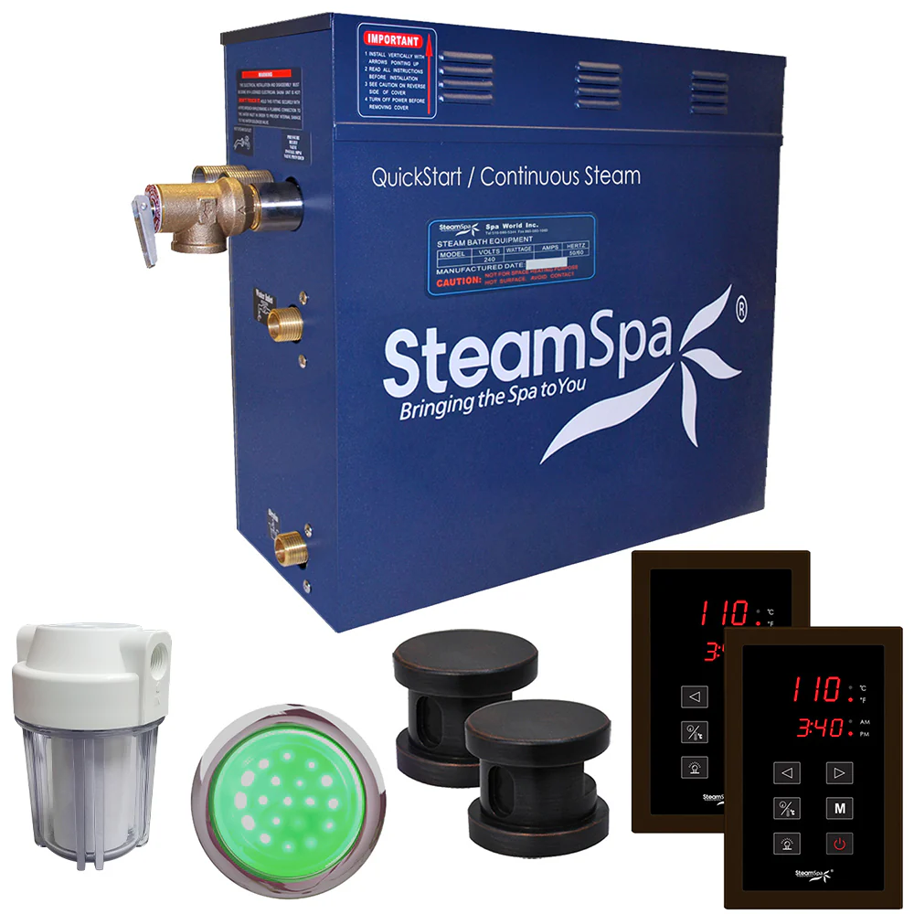 Royal Series Steam Bath Generator with Quick Start, Auto Drain & Chromatherapy - Image 14