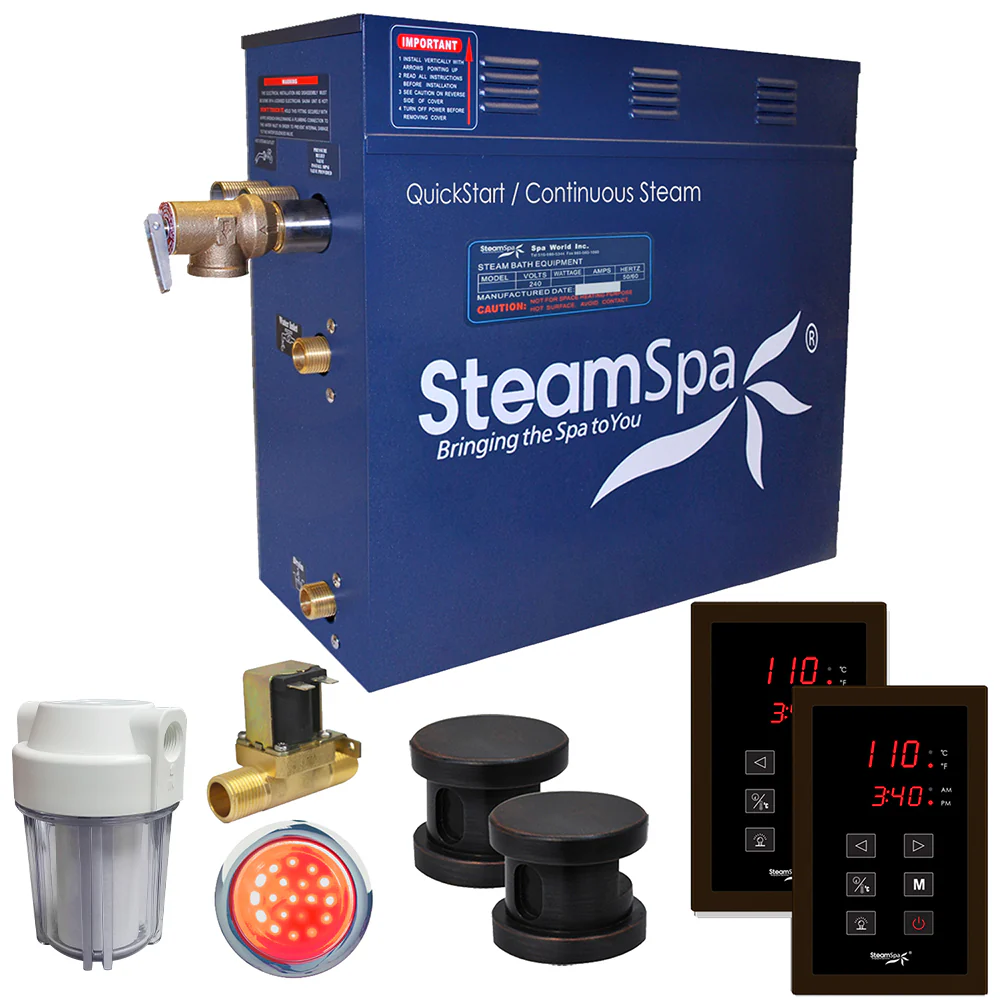 Royal Series Steam Bath Generator with Quick Start, Auto Drain & Chromatherapy - Image 15