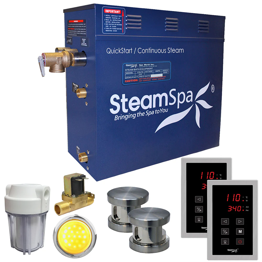 Royal Series Steam Bath Generator with Quick Start, Auto Drain & Chromatherapy - Image 8