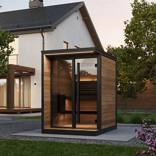 SaunaLife Garden Luxury-Series GL4 Outdoor Sauna Kit - Image 5