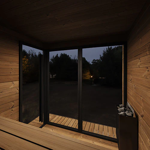 SaunaLife Garden Luxury-Series GL6 Outdoor Sauna Kit - Image 3