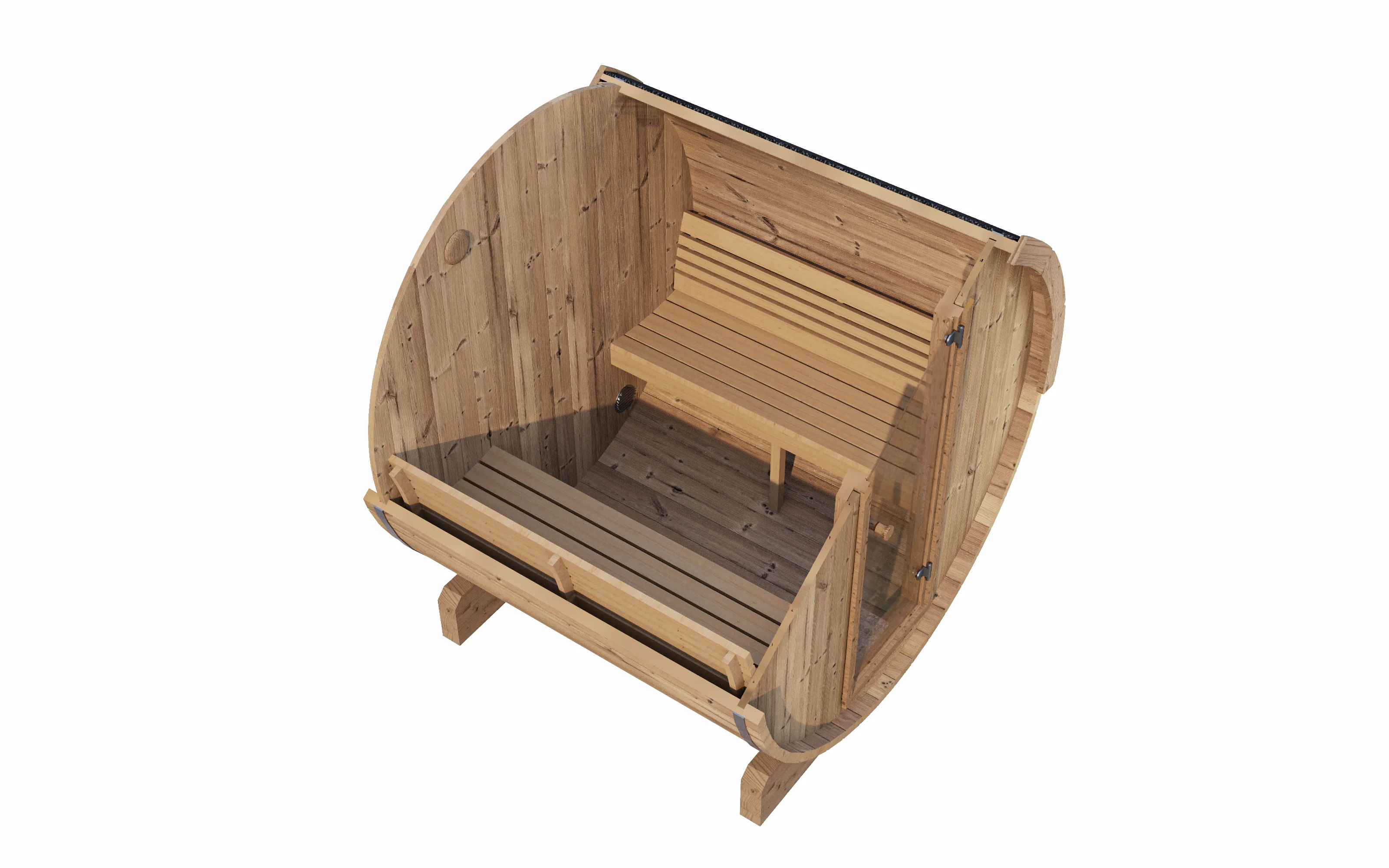SaunaLife ERGO Series Model E7W Sauna Barrel-Window - Image 4