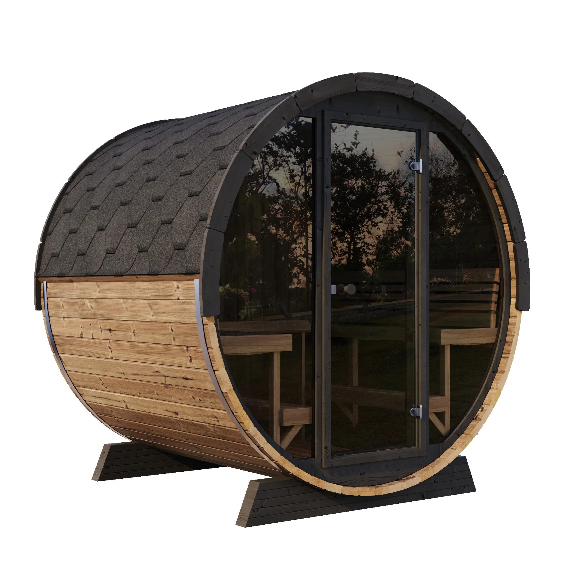 SaunaLife Ergo Elegance Series Model EE8G Sauna Barrel