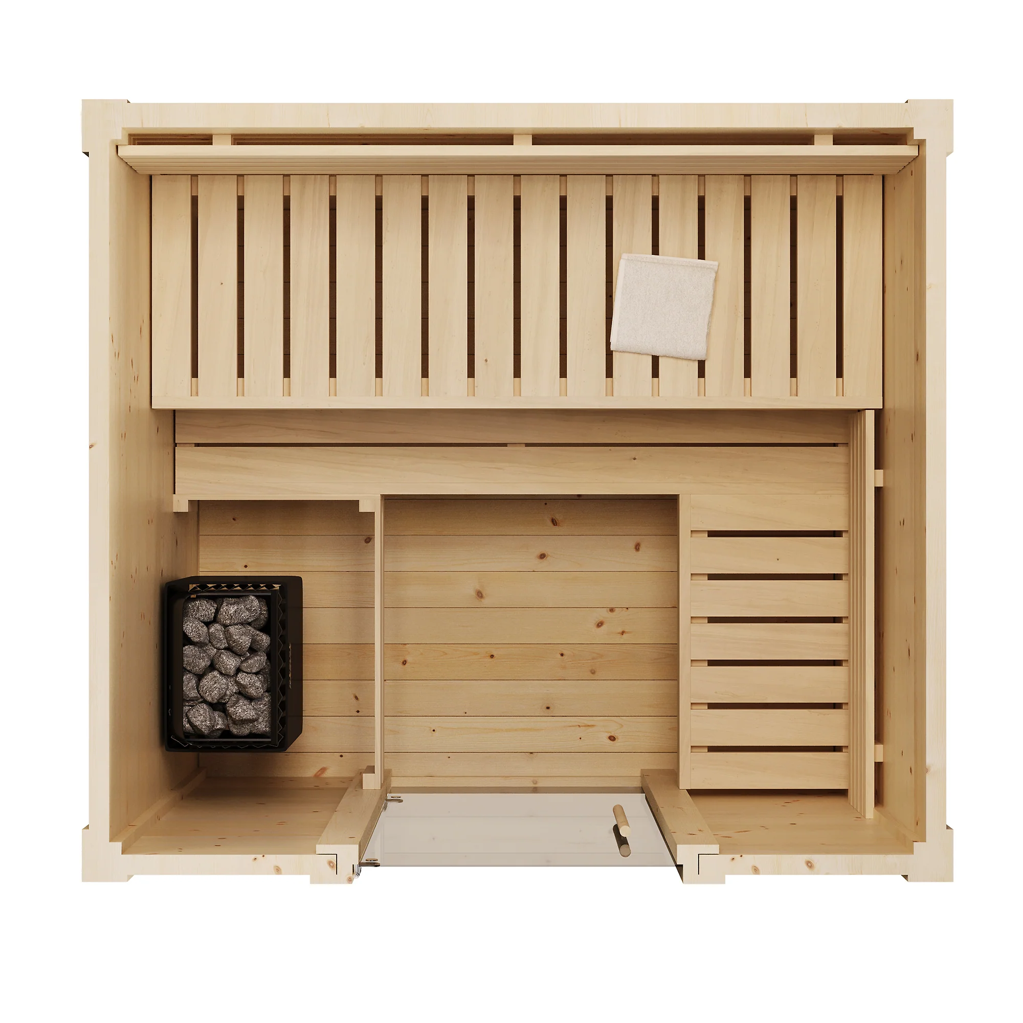 SaunaLife Garden-Series Model G2 Outdoor Home Sauna Kit - Image 2