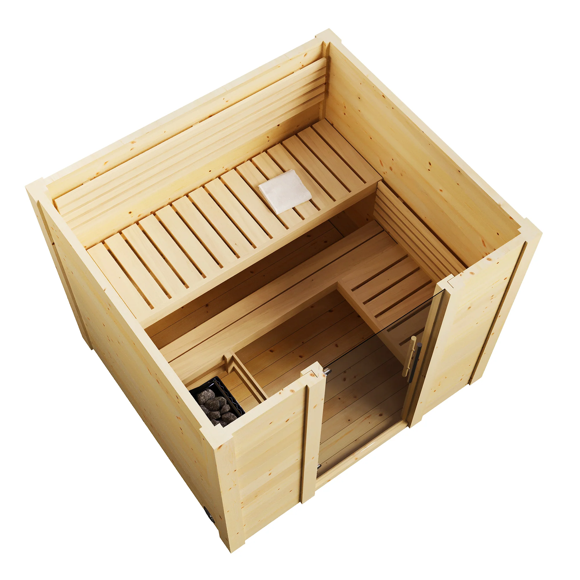 SaunaLife Garden-Series Model G2 Outdoor Home Sauna Kit - Image 4