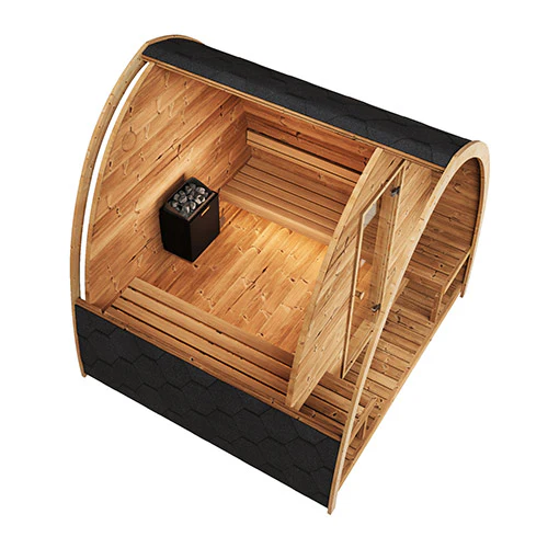 SaunaLife Garden-Series Model G3 Outdoor Home Sauna Kit - Image 7