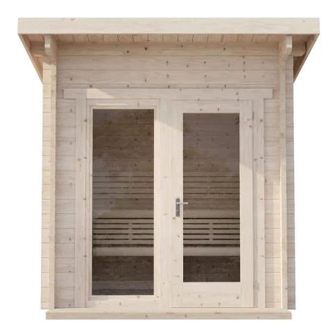 SaunaLife Garden-Series Model G4 Outdoor Home Sauna Kit - Image 3