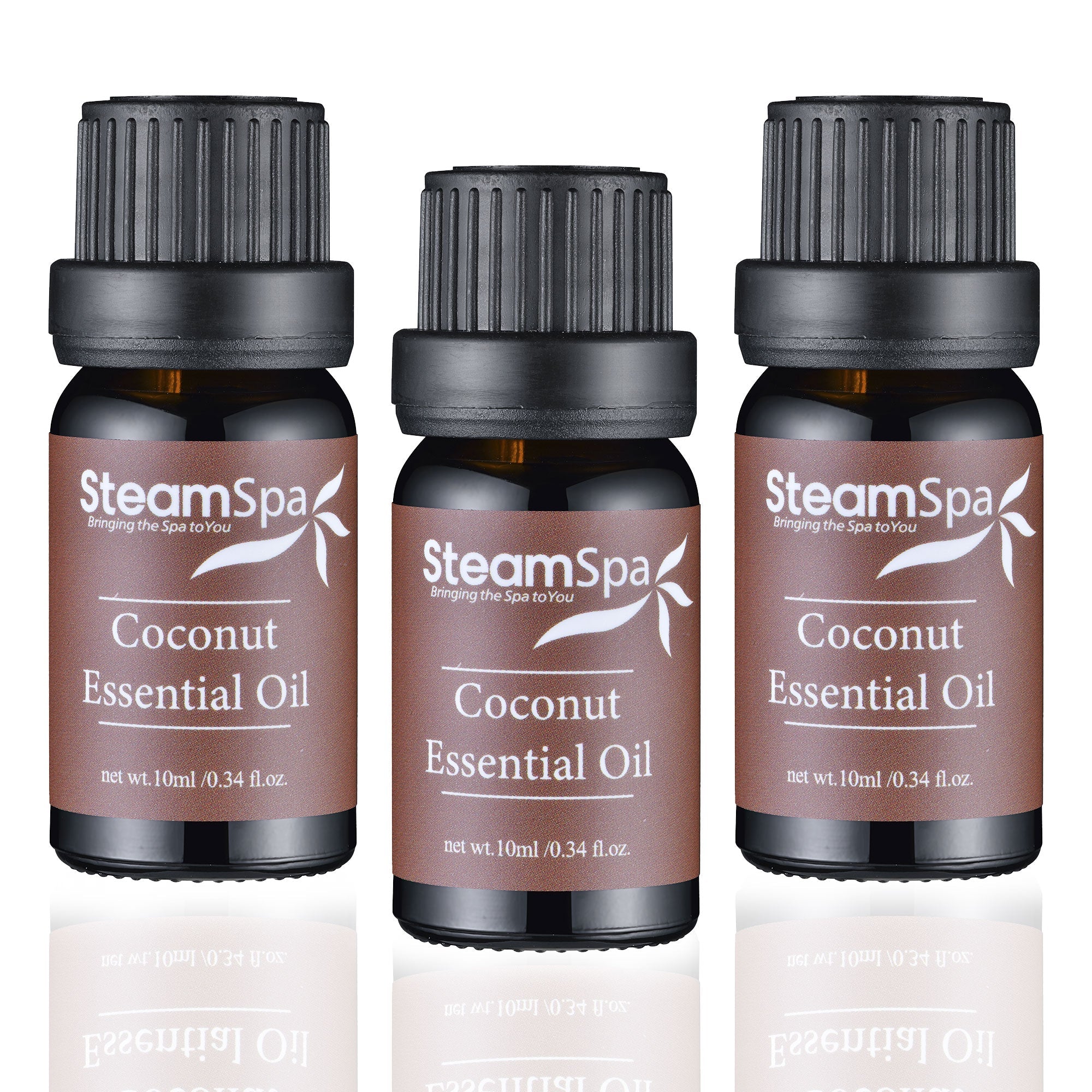 SteamSpa Essence of Coconut Aromatherapy Oil Extract Value Pack
