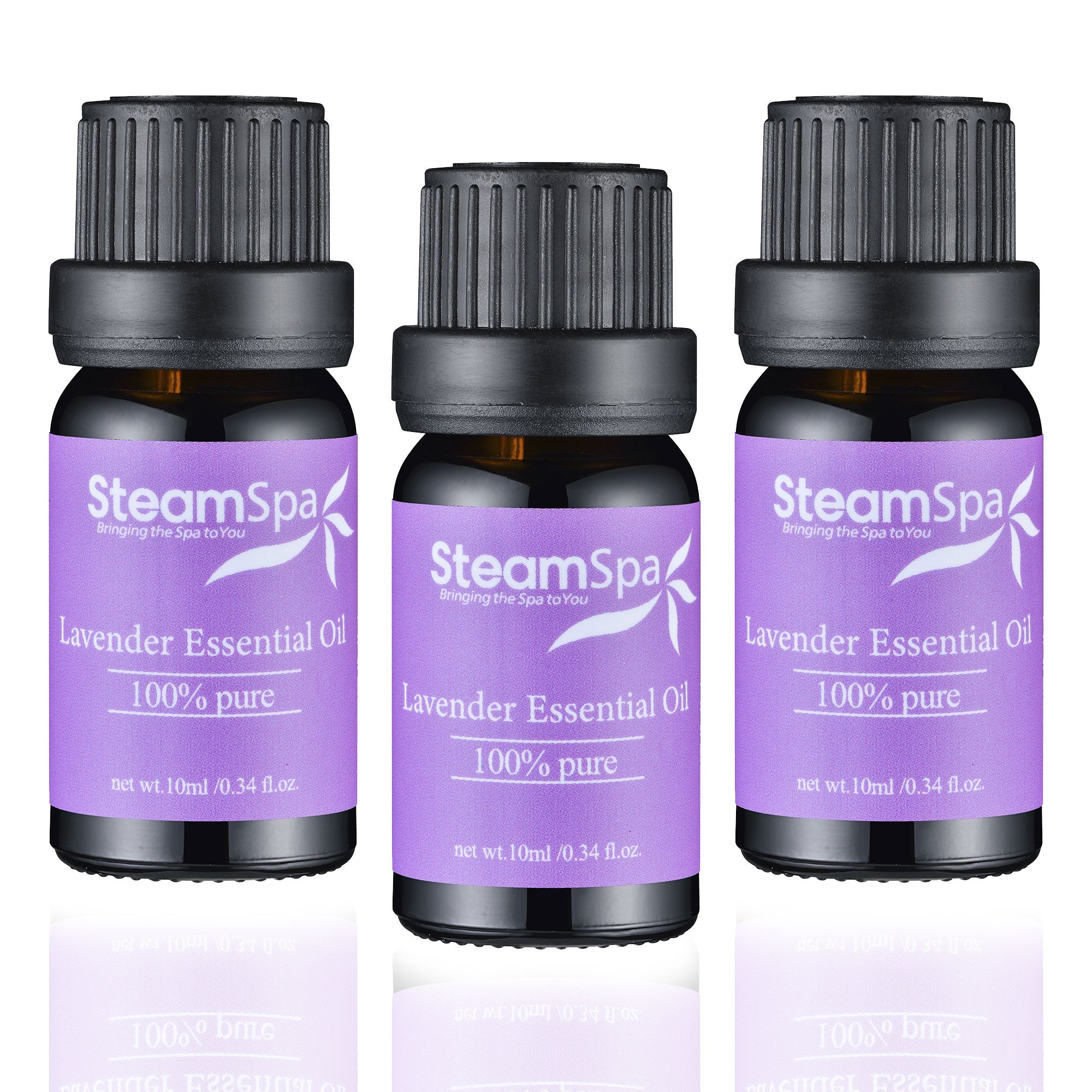 SteamSpa Essence of Lavender Aromatherapy Oil Extract Value Pack