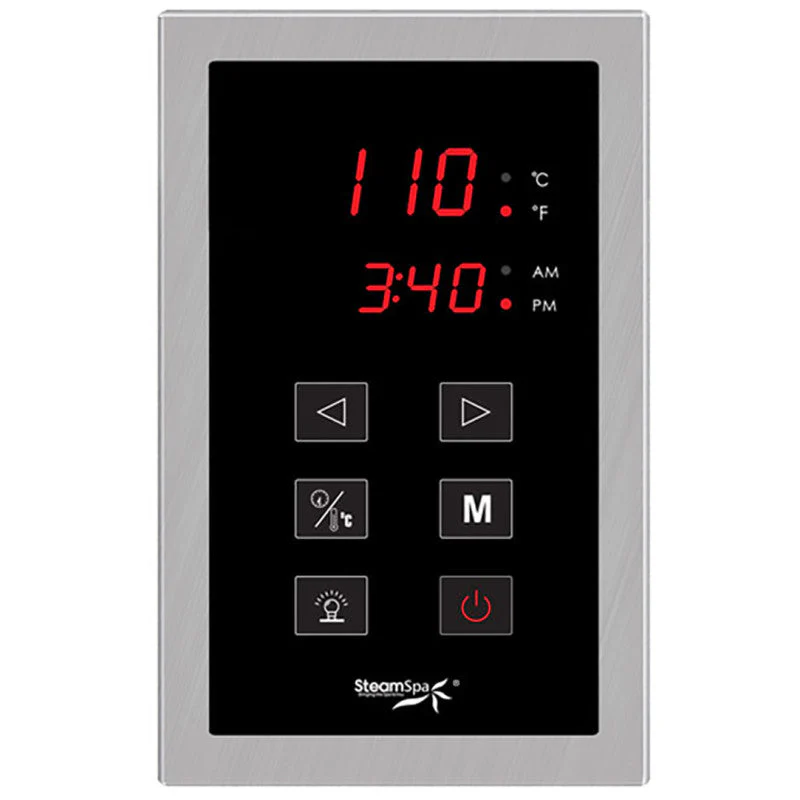 Touch Panel Control System in Brushed Nickel
